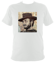 Load image into Gallery viewer, Clint Eastwood Printed Artwork T-Shirt. Unisex Cotton
