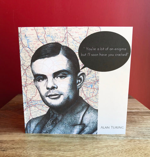 Alan Turing greeting card
