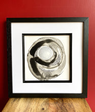 Load image into Gallery viewer, Abstract Ink Original Artwork With Sphere. Black and WhiteBlack and White. 21x27cm. Unframed
