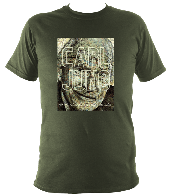 Carl Jung green t shirt