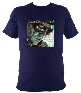 Van Morrison T-Shirt. Unisex. Printed with portrait artwork. Soft Cotton
