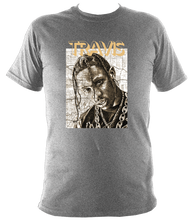 Load image into Gallery viewer, Travis Scott Inspired T- Shirt. Unisex printed with portrait artwork.Cotton.
