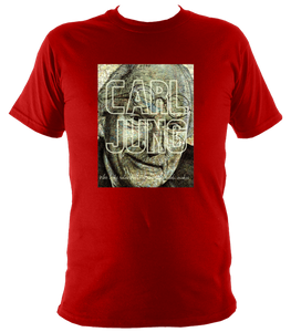 Carl Jung Unisex  T-shirt. Printed with Portrait. Cotton
