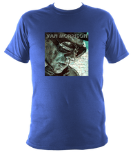 Load image into Gallery viewer, Van Morrison T-Shirt. Unisex. Printed with portrait artwork. Soft Cotton
