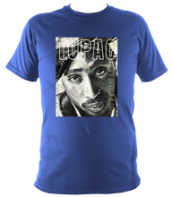 Load image into Gallery viewer, Tupac T-Shirt. Unisex printed with portrait artwork. Cotton
