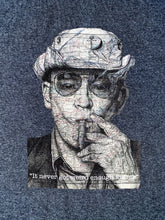 Load image into Gallery viewer, print detail Hunter Thompson t-shirt
