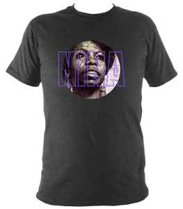 Nina Simone T-Shirt. Printed with portrait artwork. Unisex. Cotton