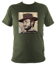 Load image into Gallery viewer, Clint Eastwood Printed Artwork T-Shirt. Unisex Cotton
