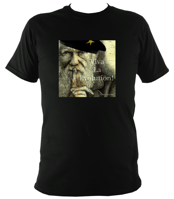 Charles Darwin evolution t-shirt
