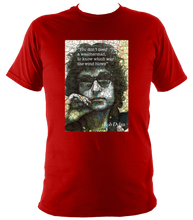 Load image into Gallery viewer, Bob Dylan t-shirt. Unisex printed with original artwork. Soft cotton.

