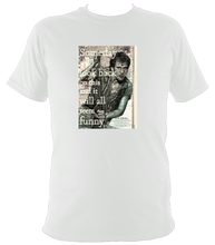 Load image into Gallery viewer, Bruce Springsteen Rosalita T-Shirt. Drawing Over Map of New Jersey. Unisex
