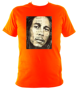 Bob Marley Inspired t-shirt. Unisex. Cotton