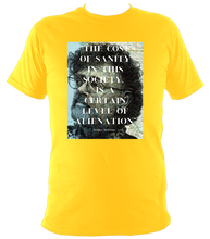 Load image into Gallery viewer, Terence McKenna T-Shirt. Printed with portrait artwork. Unisex. Soft cotton.
