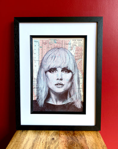 Debbie Harry Blondie portrait A4