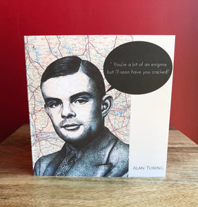 Alan Turing greeting card