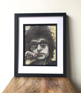 Bob Dylan portrait drawing 