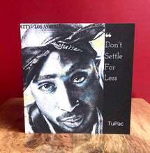 Load image into Gallery viewer, TuPac Rapper greeting card. 
