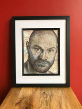 Load image into Gallery viewer, Tyson Fury portrait over map of Manchester
