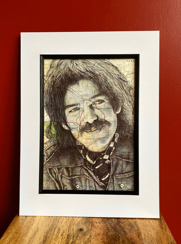 Captain Beefheart portrait print