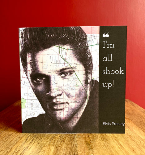 Elvis Presley greeting card