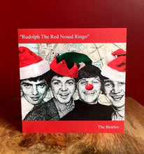 Load image into Gallery viewer, Beatles Christmas card
