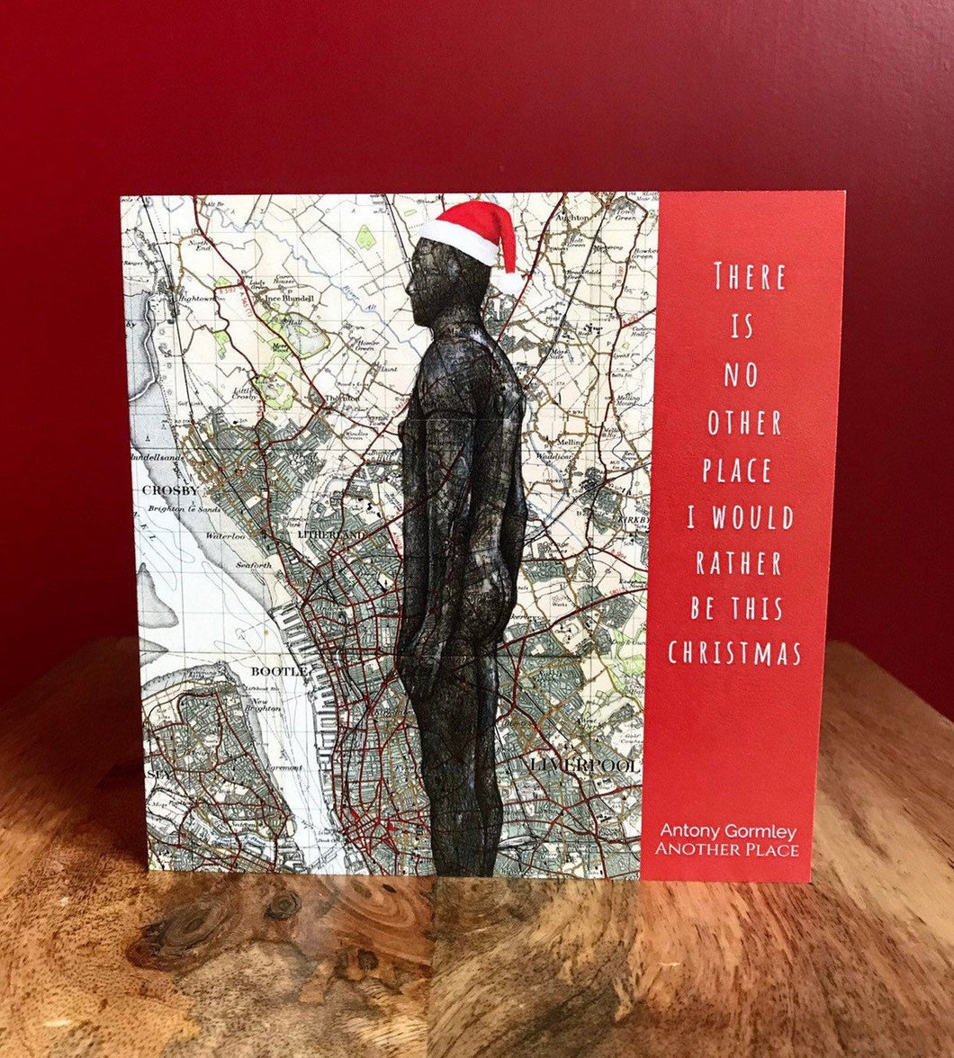 Anthony Gormley Another Place Christmas card
