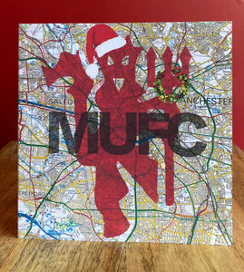 Manchester Utd MUFC Christmas card