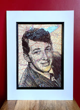 Load image into Gallery viewer, Dean Martin Art Print. Pen drawing over map of Ohio. A4. Unframed
